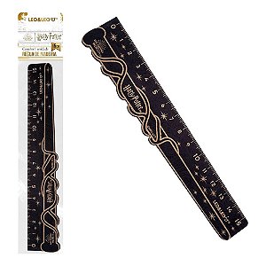 Regua de madeira 15cm harry potter