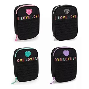 Estojo Box com Divisorias e Chaveiro