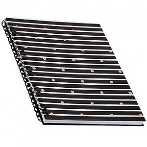 Caderno Capa Dura Black c 80 Fls Brw