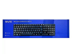 Teclado Multilaser com fio USB Compacto TC193