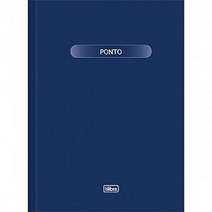 Livro de Ponto Capa Dura Pequeno - 2 Assinaturas 160fls Tilibra