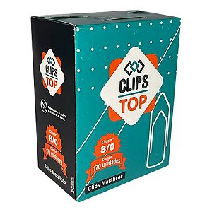 Clips N 8/0 cx c 170 unidades - Clips Top