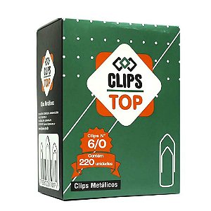Clips N 6/0 cx c 220 unidades - Clips Top