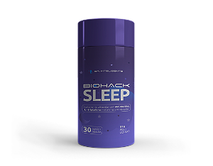 Melatonina Biohack Sleep 60 Cápsulas | Auxilia e induz o organismo a produzir serotonina e melatonina, reguladores naturais do sono, bom humor e do bem-estar