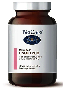 Coenzima Q10 200mg | A coenzima q-10 é um nutriente encontrado no corpo, principalmente no fígado, coração, rins e pâncreas.