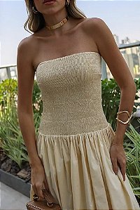 VESTIDO TOMARA QUE CAIA BALONÊ