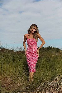 VESTIDO MÍDI COM ALÇAS FINAS E CINTO