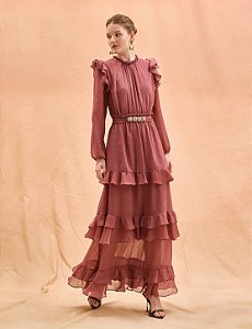 Vestido Chiffon Fiorella