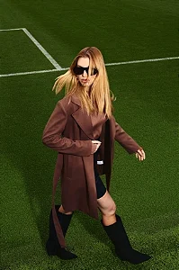 TRENCH COAT C/ CINTO FAIXA P/ AMARRAÇÃO