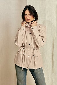 PARKA C/ BOTOES PRESSAO METALIZADO