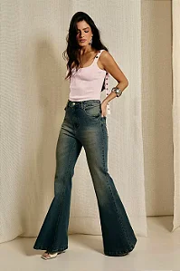 CALÇA JEANS FLARE