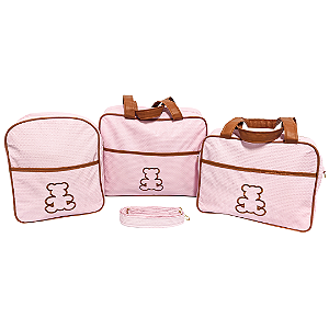 KIT BOLSA BONI 8002 ROSA