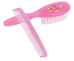 KIT PENTE E ESCOVA PETITA 1161 ROSA