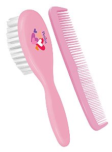 KIT PENTE E ESCOVA PETITA 1160 ROSA