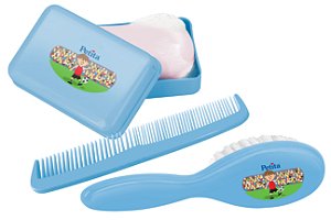 KIT PENTE E ESCOVA PETITA 1165 AZUL