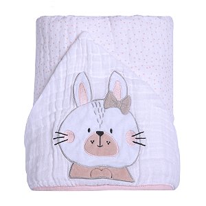 TOALHA SOFT PAPI FRIENDS REF1923 COELHA