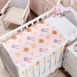 COBERTOR ETRURIA PETIT ZOE ROSA