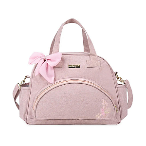 BOLSA HUG FLORAL GRANDE ROSA