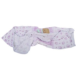 TOALHA SOFT BABY NICE REF3439 ROSA