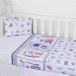 JOGO DE MINE BERCO BABY NICE REF3408 MARINHO