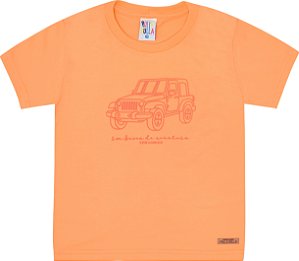 CONJUNTO PULLA BULLA 48775 LARANJA 3 ANOS