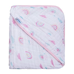 TOALHA SOFT BABY JOY REF76021 - ARCO IRIS