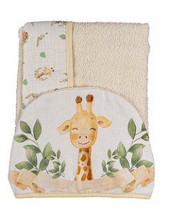 TOALHA FELPA BABY JOY FABULA SAFARI