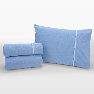 JOGO DE LENCOL BABY JOY ESSENCE AZUL
