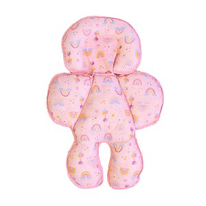 CAPA BEBE CONFORTO BUBLIM PETIT ARCO IRIS ROSA