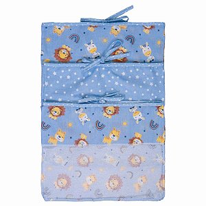 KIT SAQUINHO MATERNIDADE BUBLIM PETIT LEAO AZUL