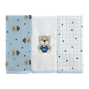 BABETE BUBLIM MALHAS URSO ESTRELAS