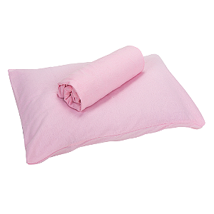 JOGO DE LENCOL BUBLIM LISO ROSA