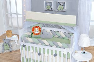 KIT DE BERCO BALU BABY TRANÇA - LEAO VERDE