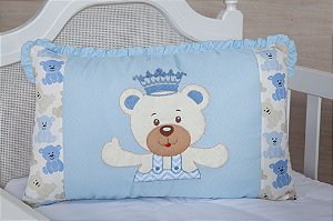 KIT DE BERCO BALU BABY MICRO - URSO COROA AZUL