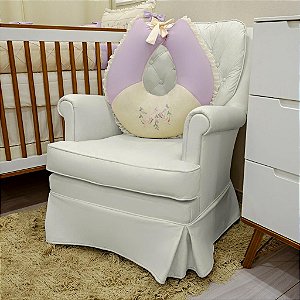 ALMOFADA DE AMAMENTACAO BALU BABY LINHO ENCANTO LAVANDA