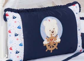 KIT DE BERCO BALU BABY MICRO - NAUTICO MARINHO