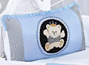 KIT DE BERCO BALU BABY MICRO - URSINHO REI AZUL