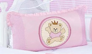 KIT DE BERCO BALU BABY MICRO - URSINHO REI ROSA