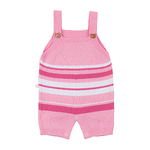 ROMPER LELE FOFINHO ROSA MEDIO