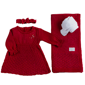 SAIDA DE MATERNIDADE FOFINHO 423002 VERMELHO