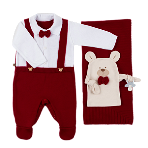 SAIDA DE MATERNIDADE FOFINHO 124020 VERMELHO