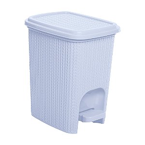 LIXEIRA PLASUTIL TRAMA AZUL