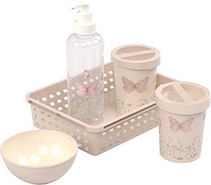 KIT HIGIENE PLASUTIL DECORA JARDIM ENCANTADO