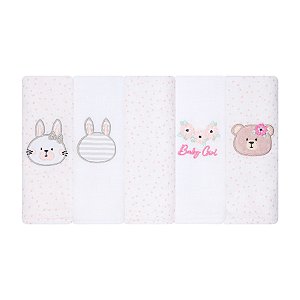 FRALDA SOFT PAPI FRIENDS - COELHA URSA