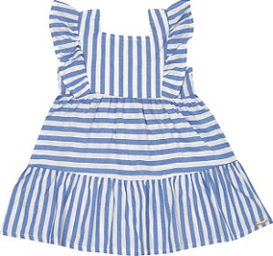 VESTIDO PULLA BULLA 49112 AZUL PEQUENO