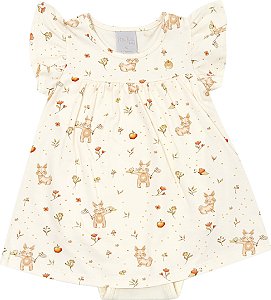 BODY VESTIDO PULLA BULLA 49111 OFF WHITE GG