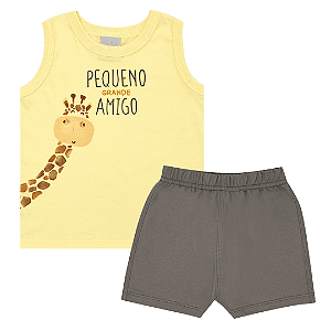 CONJUNTO PULLA BULLA 49164 AMARELO MEDIO