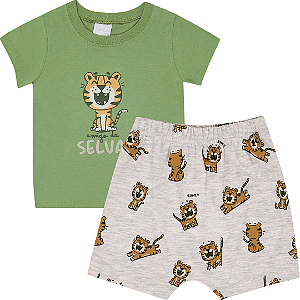 CONJUNTO PULLA BULLA 49169 OLIVA PEQUENO
