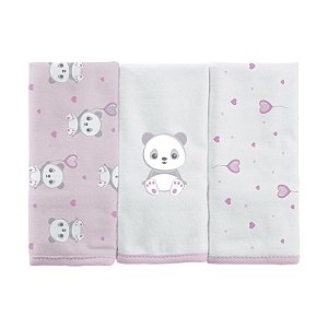 BABETE BUBLIM MALHAS PANDA ROSA