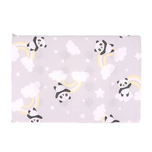 TRAVESSEIRO ANTISSUFOCANTE BUBLIM PETIT - PANDA CINZA
